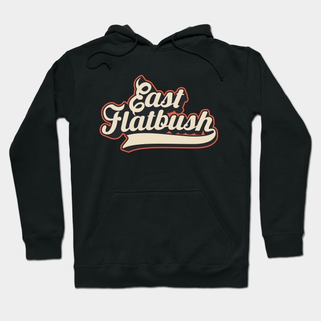 New York Brooklyn - East Flatbush Brooklyn Schriftzug - East Flatbush Logo Hoodie by Boogosh